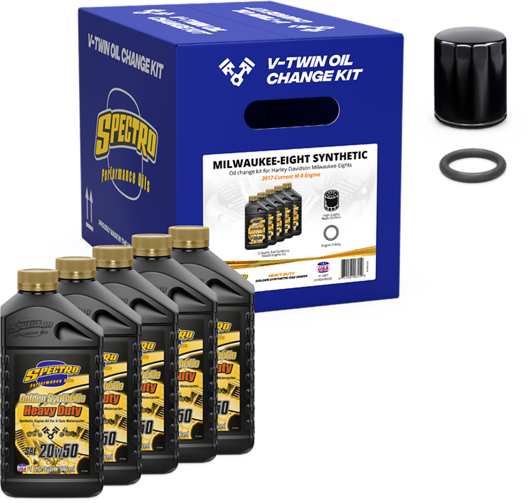 Spectro V-Twin Engine OIL CHG KIT M8 Synthetic (311887)