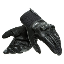 Load image into Gallery viewer, Dainese Mig 3 Unisex Leather Gloves Black/Black - Large