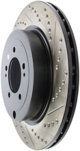 Cargar imagen en el visor de la galería, StopTech Slotted &amp; Drilled Sport Brake Rotor