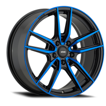 Cargar imagen en el visor de la galería, Konig Myth 19x8.5 5x114.3 ET40 Gloss Black w/ Blue Tinted Clearcoat