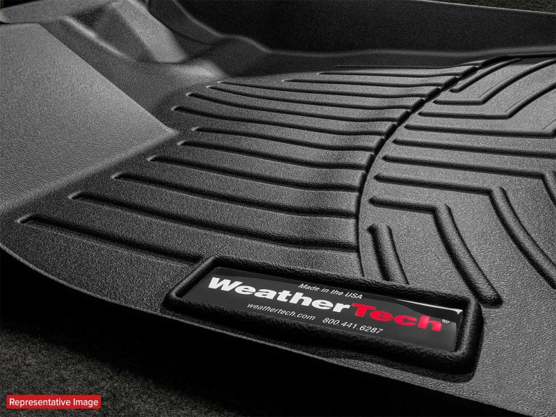 WeatherTech 24-26 Lexus GX (w/o Cool Box) Rear FloorLiner - Black