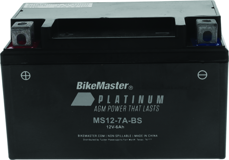 BikeMaster AGM Battery - MS12-7A-BS