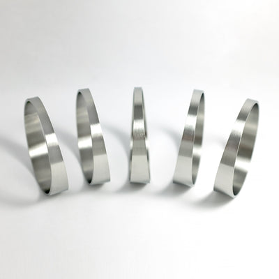 Stainless Bros 16 Gauge Pie Cut Bend — 3.50in CLR (5pk)