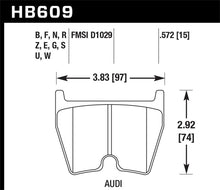 Cargar imagen en el visor de la galería, Hawk 08-11 Audi R8/07-08 RS4/03-04 RS6 / 02-03 VW Phaeton HPS 5.0 Front Race Brake Pads