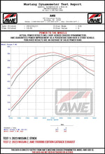 Cargar imagen en el visor de la galería, AWE 2023 Nissan Z RZ34 RWD Track Edition Catback Exhaust System w/ Chrome Silver Tips