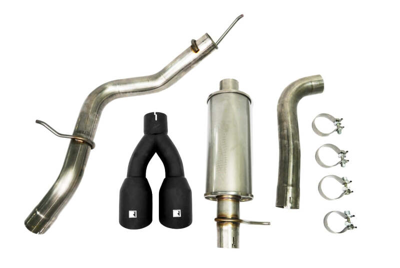 Roush Performance Cat-Back Exhaust w/ Black Tips — Fits 2019-2023 Ford Ranger 2.3L