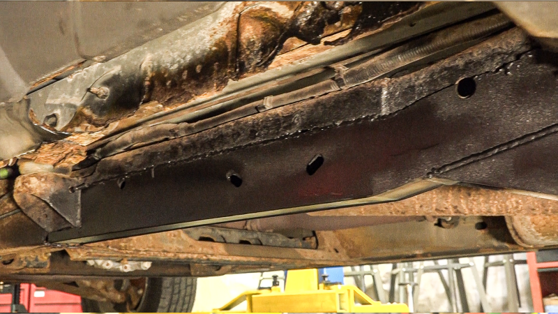 Rust Buster Center Frame Repair Kit - Left — Fits Avalanche/Suburban/Yukon