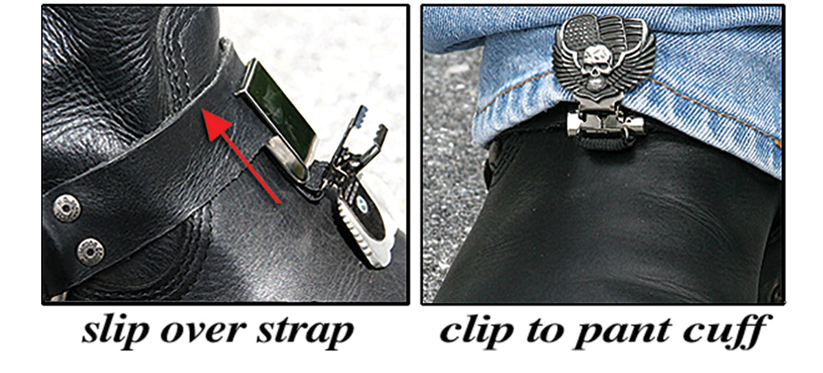 Ryder Clips Clips for Stirrup/Strap Boots Engine/Shield (ESS-FC)