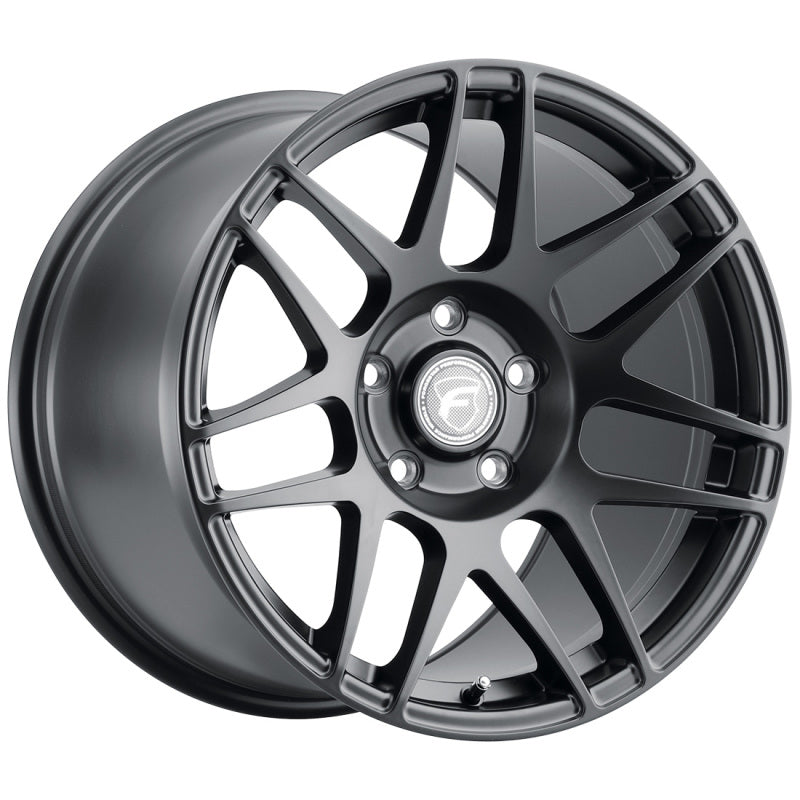 Rueda Forgestar F14 Drag 18x8.0 / 5x120 BP / ET15 / 5.125in BS en negro satinado