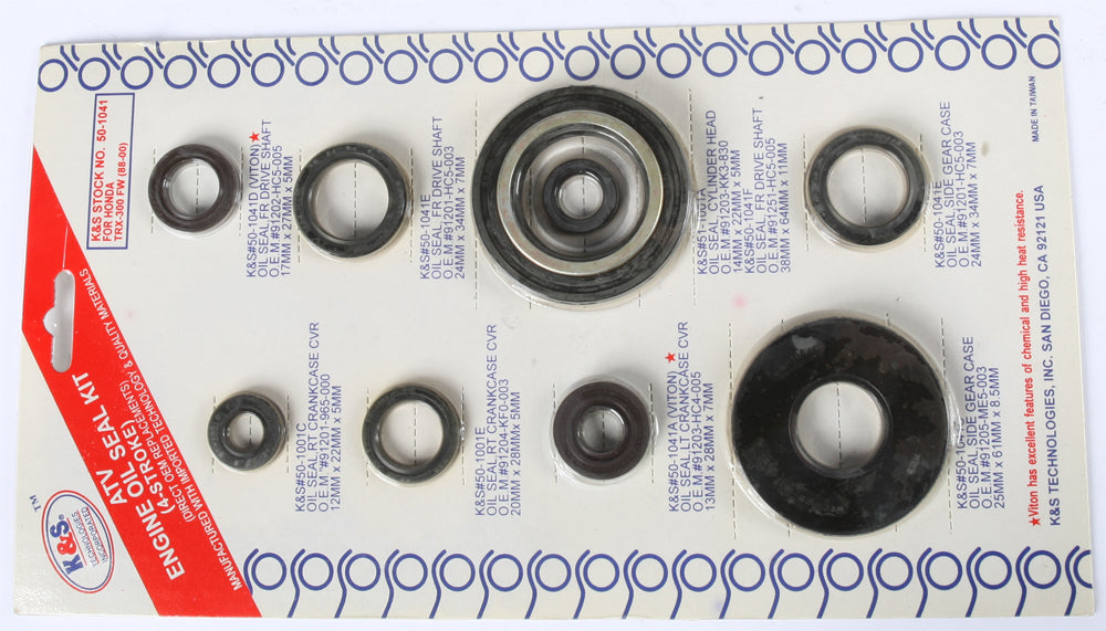 K&S Engine OIL Seal KIT (50-1041)