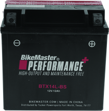 Load image into Gallery viewer, BikeMaster BTX14L-BS Battery