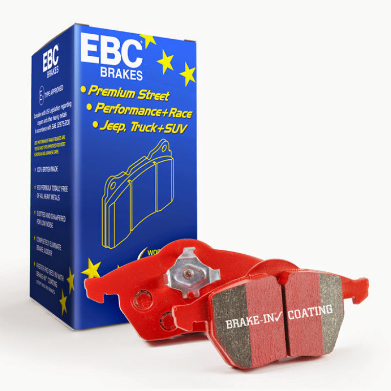 Pastillas de freno traseras EBC Redstuff para Cadillac CTS 3.0 08-13