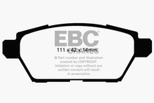 Cargar imagen en el visor de la galería, EBC 06-09 Ford Fusion 2.3 Redstuff Rear Brake Pads