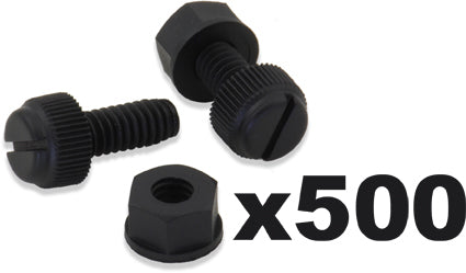 License Plate Bolts 500/PK w/Nuts (LPFB500)