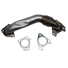 Cargar imagen en el visor de la galería, Wehrli 01-04 Chevrolet 6.6L Duramax LB7 2in Stainless Pass. Side Up Pipe w/Gaskets (Single Turbo)