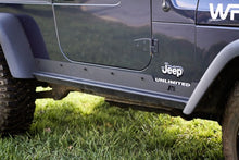 Cargar imagen en el visor de la galería, Rugged Ridge Heavy Duty Side Rocker Guards 04-06 Jeep Wrangler LJ