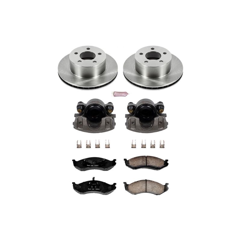 Kit de frenos delanteros especiales Power Stop 90-99 para Jeep Cherokee con pinzas