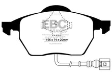 Cargar imagen en el visor de la galería, EBC 99-06 Audi TT 1.8 Turbo Redstuff Front Brake Pads