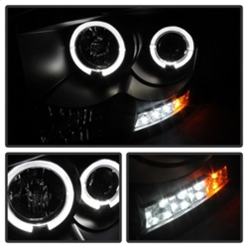 Faros delanteros de proyector LED Halo LED Blk Spyder Dodge Ram 1500 06-08/Ram 2500 06-09 PRO-YD-DR06-HL-BK