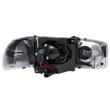 Cargar imagen en el visor de la galería, ANZO 1999-2006 Gmc Sierra 1500 Projector Headlights w/ U-Bar Black