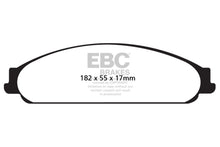 Cargar imagen en el visor de la galería, EBC 04-07 Ford Five Hundred 3.0 Greenstuff Front Brake Pads