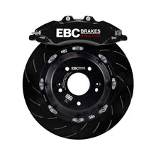 Load image into Gallery viewer, EBC Racing 2019+ BMW M235i (F44) Black 6 Piston Apollo Calipers 355mm Rotors Front Big Brake Kit