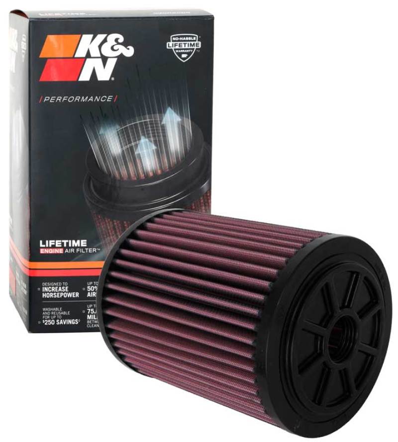 K&N E-0640 Drop-In Air Filter — Fits 2019-2024 Audi A6/A7