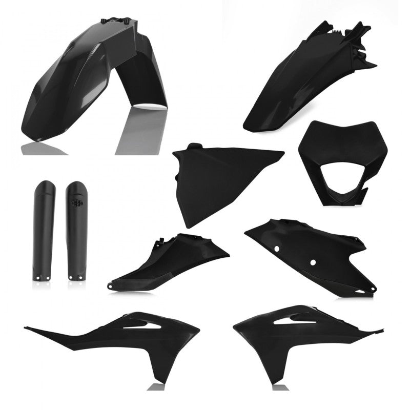 Acerbis 21-23 GasGas EC250/300/250F/350F Full Plastic Kit - Black (2872810001)