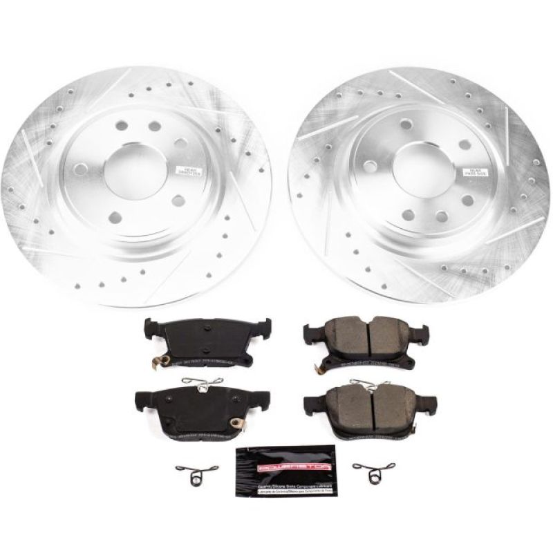 Kit de frenos traseros deportivos Z23 Evolution para Chrysler Pacifica 17-19 Power Stop