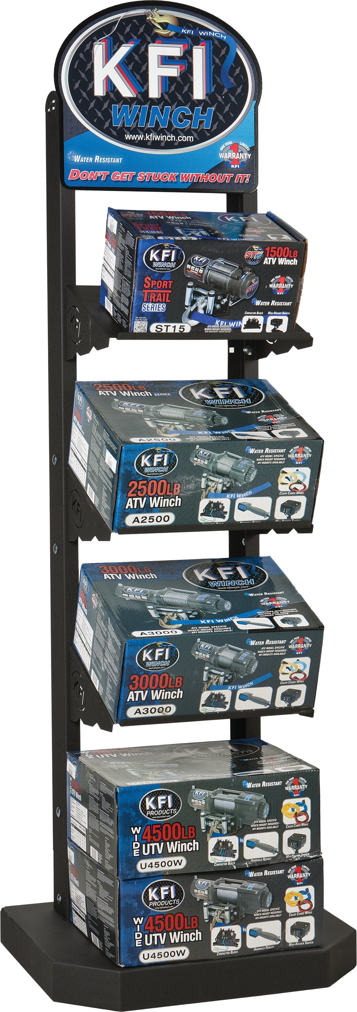 KFI Winch Display Stand Standing (110400)