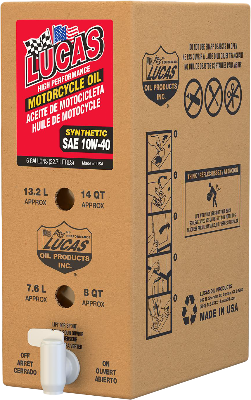 Lucas Synthetic High Performance OIL 10W40 6GAL BIB (18040)
