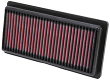 Cargar imagen en el visor de la galería, K&amp;N Replacement Panel Air Filter 12-14 Nissan Versa 1.6L 1.031in H x 9.125in OS L x 4in OS W