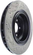 Cargar imagen en el visor de la galería, StopTech SportStop 06-09 Chrysler SRT-8 Rear Left Drilled &amp; Slotted Rotor