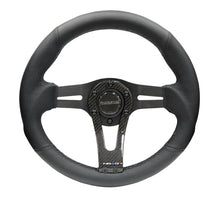 Cargar imagen en el visor de la galería, NRG Reinforced Steering Wheel (320mm) w/Carbon Center Spoke