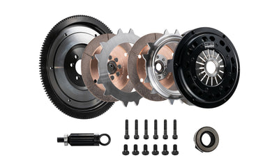 DKM Clutch MSC-006-075 Segmented Ceramic Twin Disc Clutch Kit w/Flywheel — Fits 07-13 BMW 135i 335i 535i