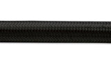 5ft Roll of Black Nylon Braided Flex Hose; AN Size: -8, Hose ID 0.44