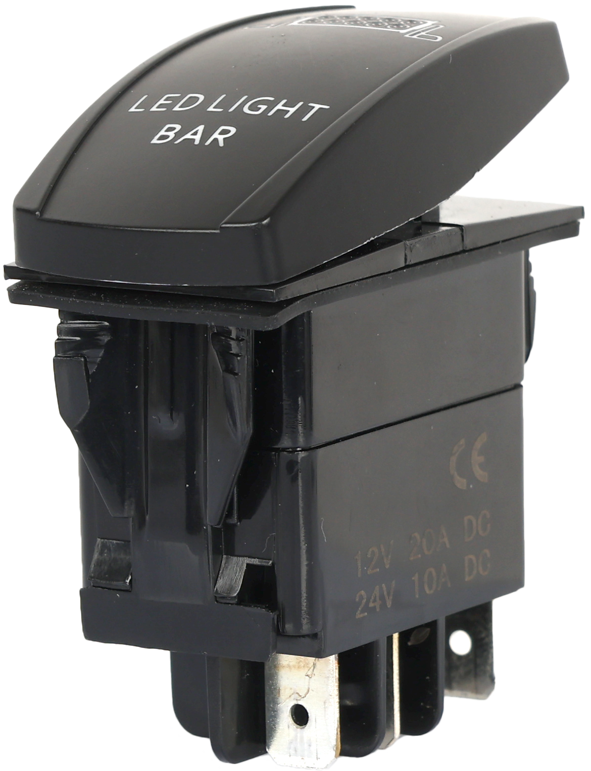 FLIP LED Light BAR Lighting Switch PRO Series Backlit (SC1-AMB-L12)