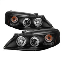 Cargar imagen en el visor de la galería, Faros delanteros de proyector LED Halo LED Blk Spyder Pontiac G6 2/4DR 05-08 PRO-YD-PG605-HL-BK