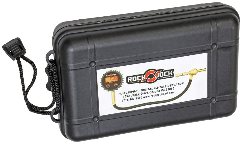 RockJock EZ-Tire Deflator Pro Digital Beadlock Friendly w/ Storage Case