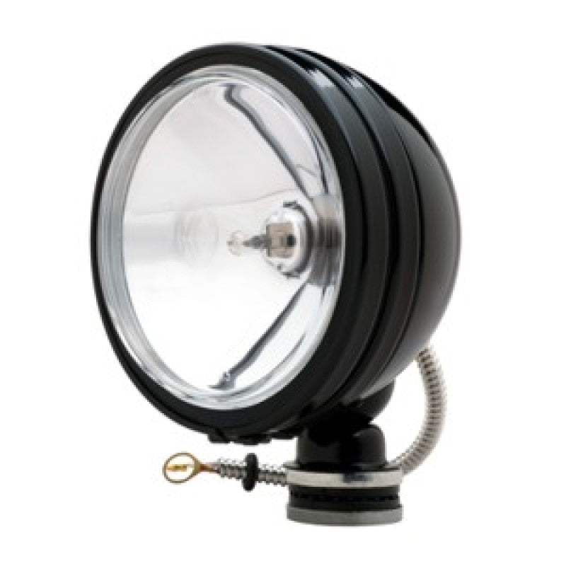 KC HiLiTES Daylighter 6in. Halogen Light 100w Spot Beam — Black SS Pair Pack System