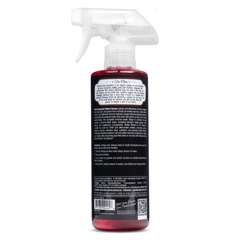 Chemical Guys Diablo Wheel And Rim Cleaner 16oz — Professional Strength Gel
