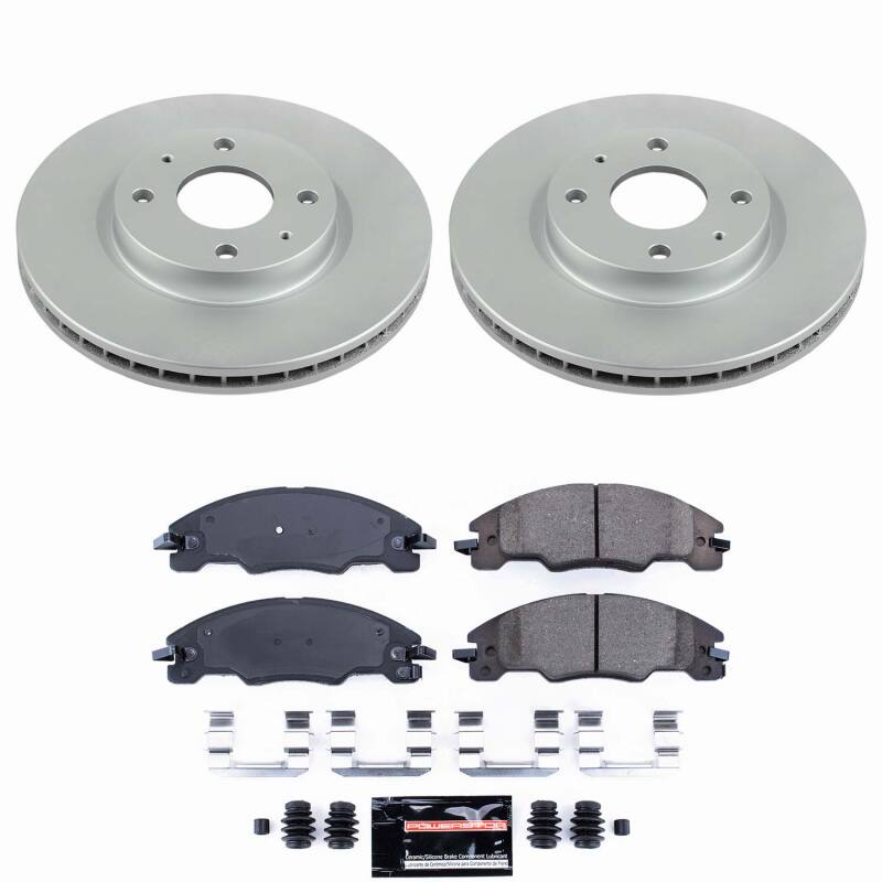Power Stop 08-11 Ford Focus Front Z23 Coated Brake Kit