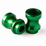 Carretes basculantes Vortex Racing de 10 mm, color verde