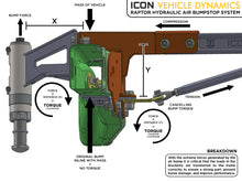 Cargar imagen en el visor de la galería, Kit de tope hidráulico trasero ICON 10-14 para Ford Raptor