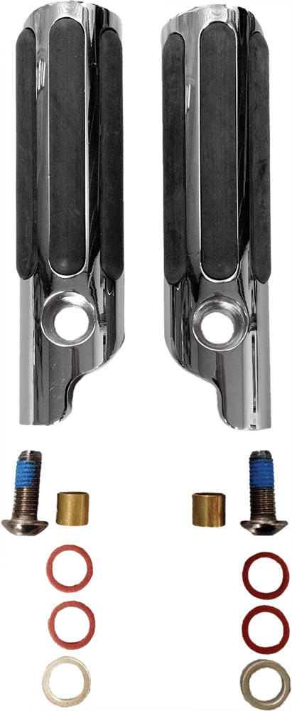 Lindby Clamp-on Pegs CHR w/ Rubber Strips (820)
