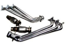 Cargar imagen en el visor de la galería, BBK 10-11 Camaro V6 Long Tube Exhaust Headers With Converters - 1-5/8 Chrome