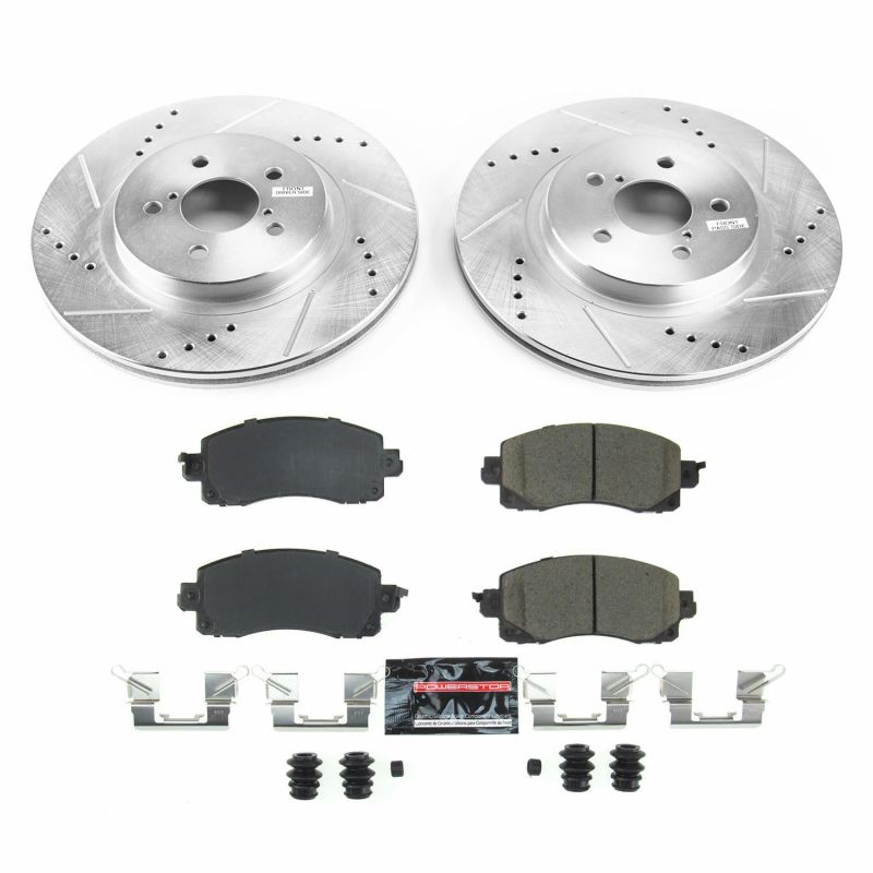 Kit de frenos deportivos delanteros Z23 Evolution para Subaru Crosstrek 18-19 Power Stop