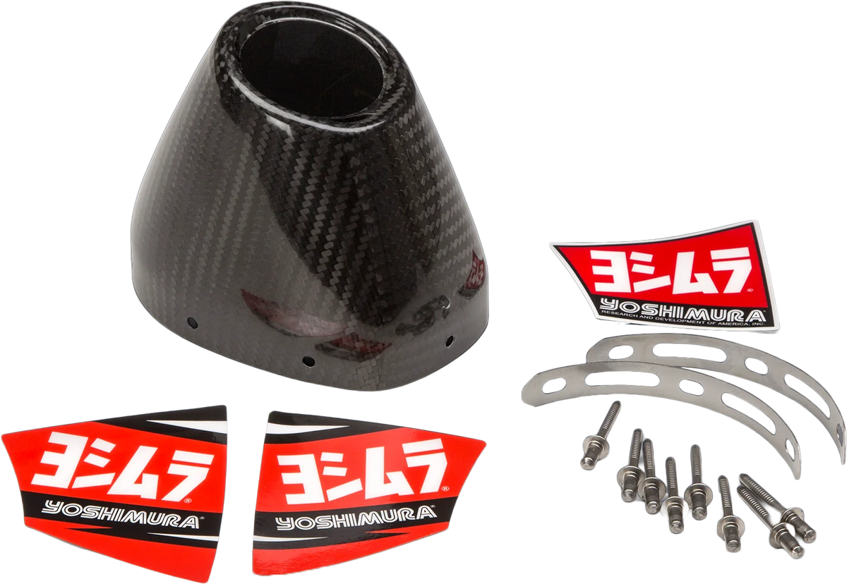 Yoshimura END CAP Cover KIT RS4 CF (RS4-CFC-K-1)