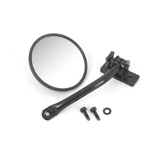 Cargar imagen en el visor de la galería, Rugged Ridge 97-18 Jeep Wrangler Black Round Quick Release Mirror