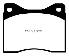 Cargar imagen en el visor de la galería, EBC 96-00 Ac Ace 5.0 Greenstuff Front Brake Pads